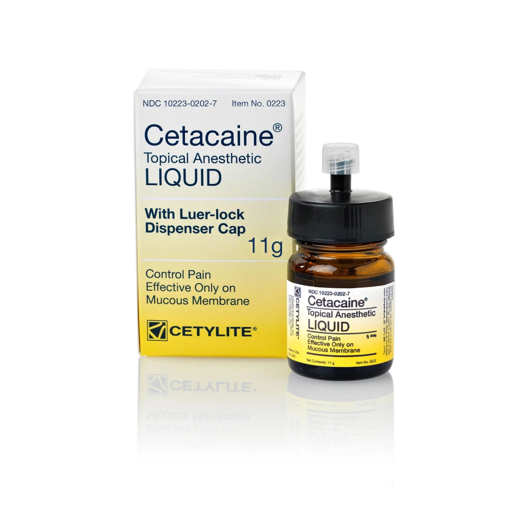 Cetacaine Topical Anesthetic Liquid, 11g Bottle, 1/Pk