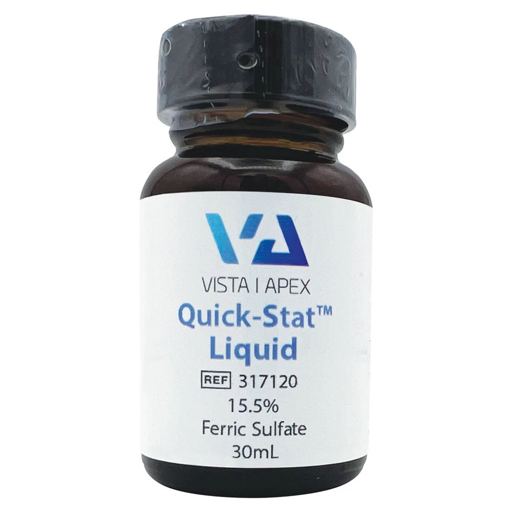 Quick-Stat 15.5% líquido hemostático de sulfato férrico, botella de 30 ml, 1 por paquete.
