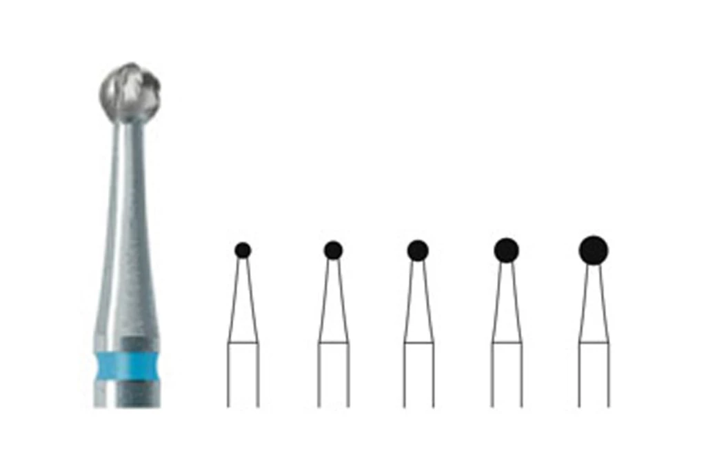 Hartmetall-Rosenbohrer für Winkelstück, Packung mit 5 Stück - C1SX021 Hartmetall-Rosenbohrer für Winkelstück, Packung mit 5 Stück - C1SX021