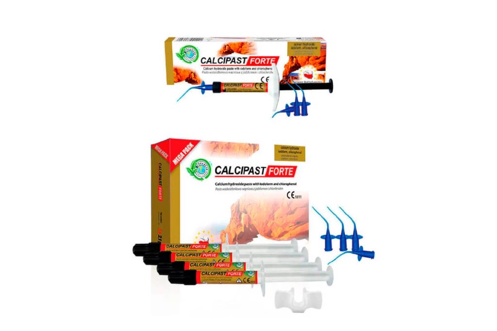 Calcipast, 30% calcium hydroxide with hydroxyapatite Calcipast, 30% calcium hydroxide with hydroxyapatite