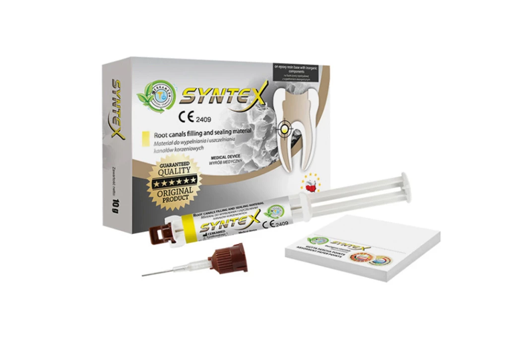 Sellador y relleno de canal de resina epóxica Syntex.