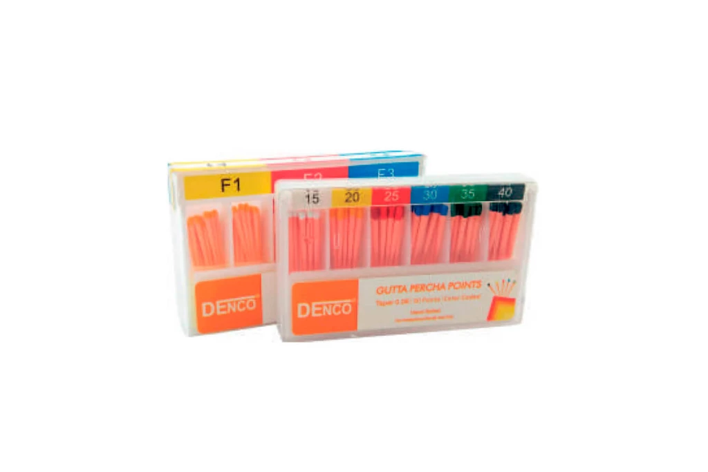 Gutta-percha Taper 0.6, paquete de 60 piezas. - 25