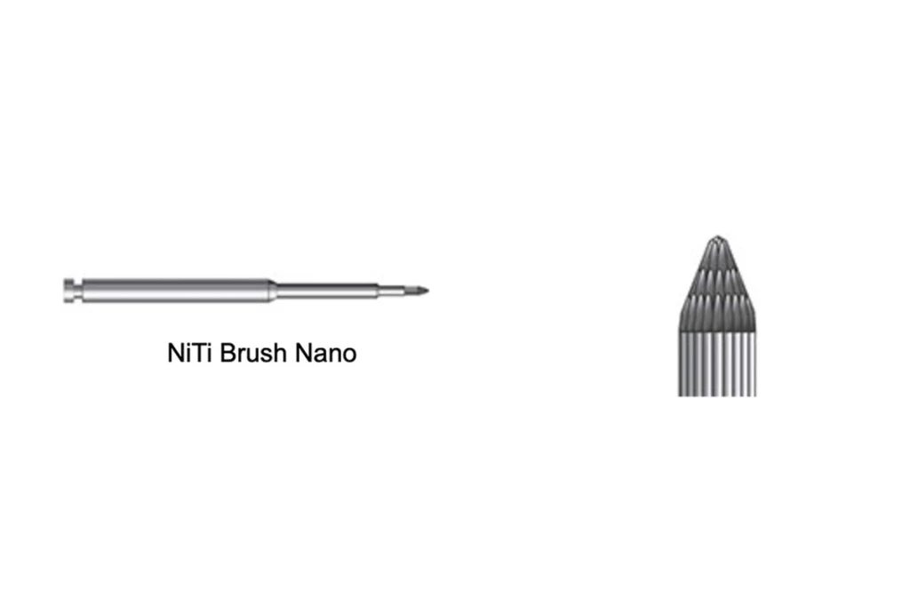 Titanbürste Nano, Packung mit 4 Stück.