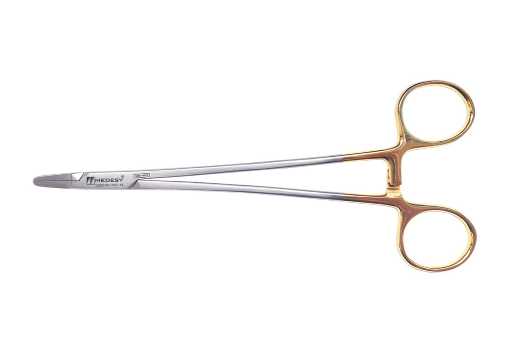 Portaagujas Crile-Ryder, 18 cm