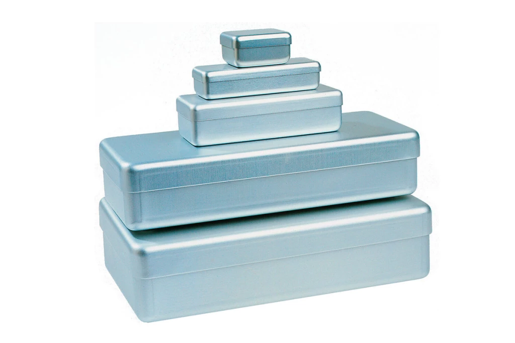 Aluminum boxes - 13 x 5 x 3 cm