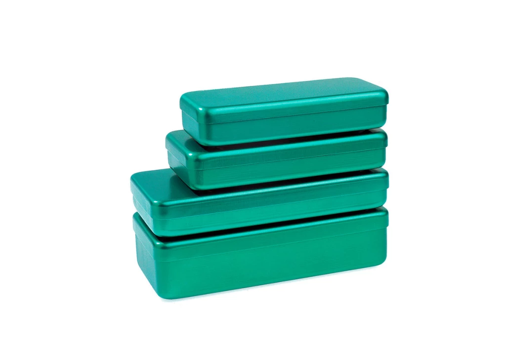 Cajas de aluminio - 21 x 10 x 5 cm