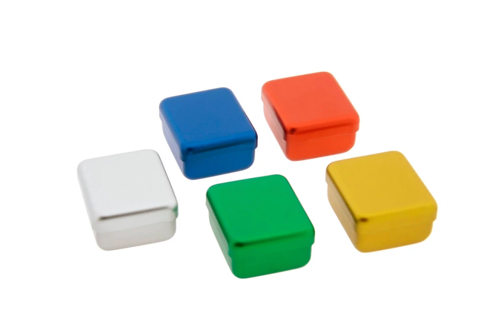 Cajas pequeñas de aluminio - Verde