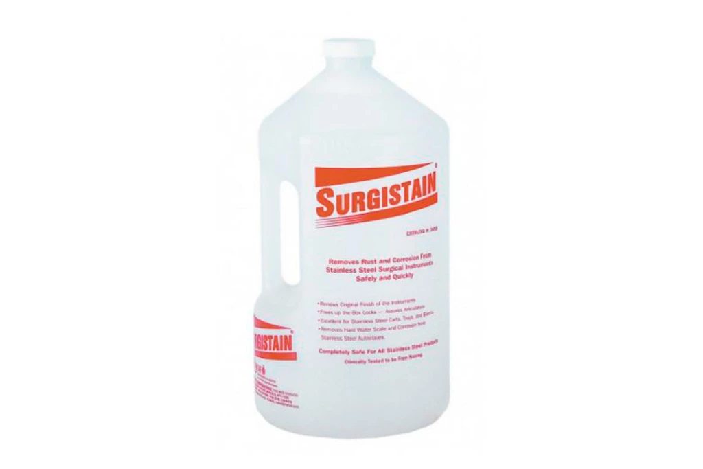 Tratamiento de óxido Surgistain, disponible en envase de 4 litros.