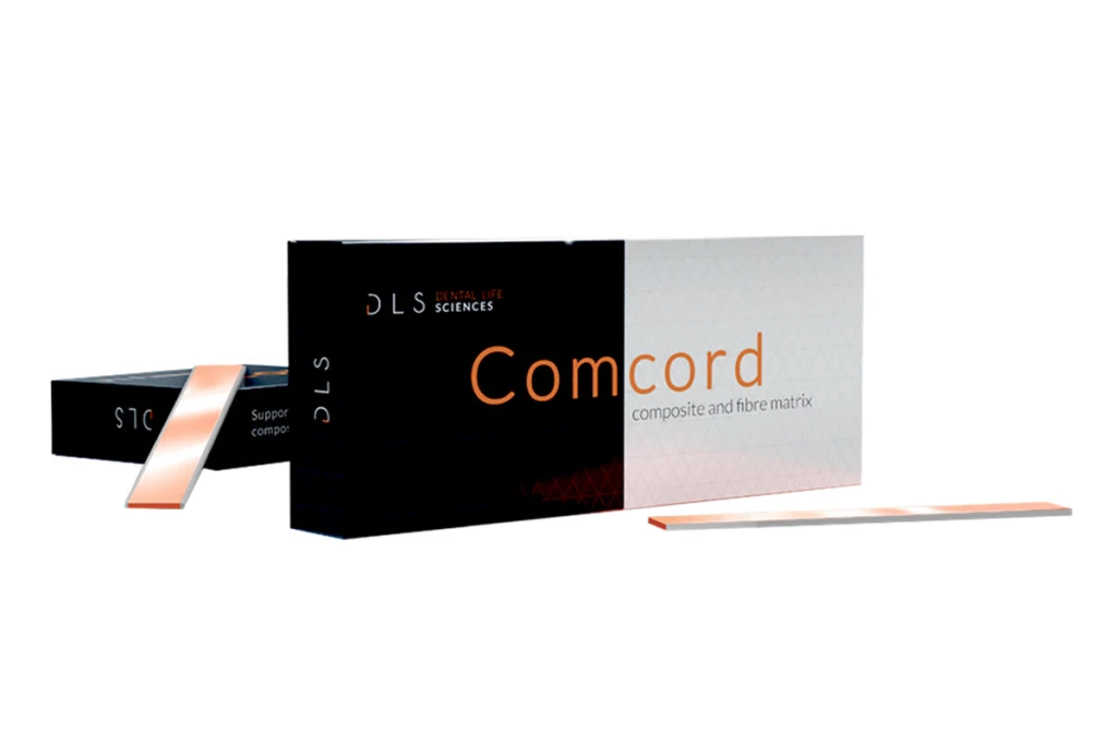 Comcord Composto e Matriz de Fibra, embalagem com 6 cm.