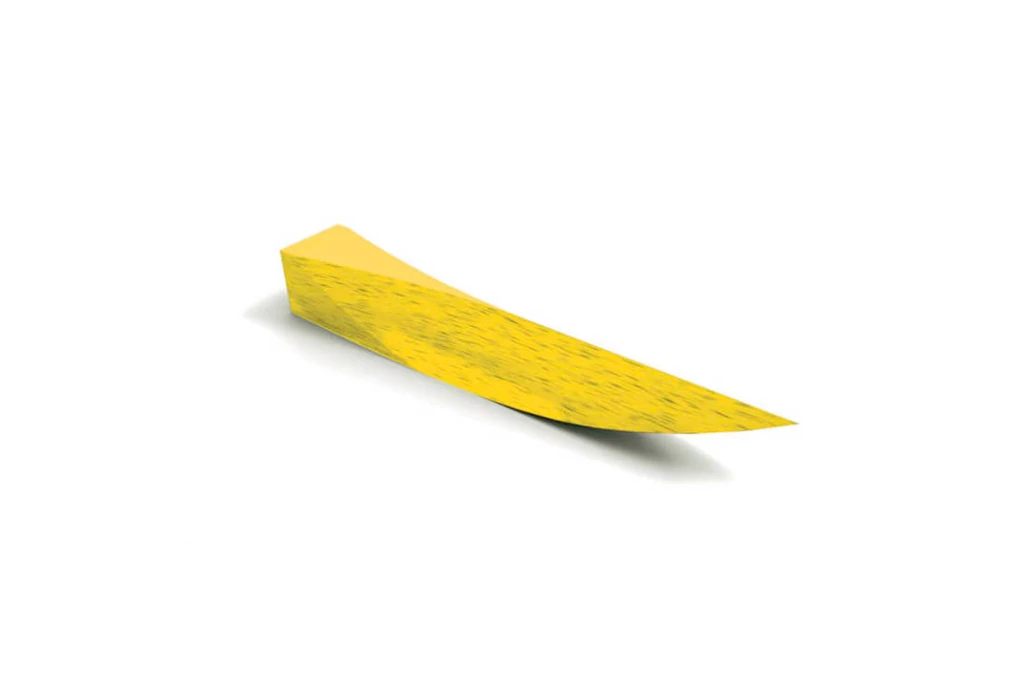 Cuneo di legno giallo L, confezione da 100 pezzi.