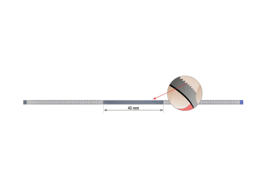 Edenta Diamond Finishing Strips, pack of 10 pcs. - 30 Micron/Width: 3.75 mm