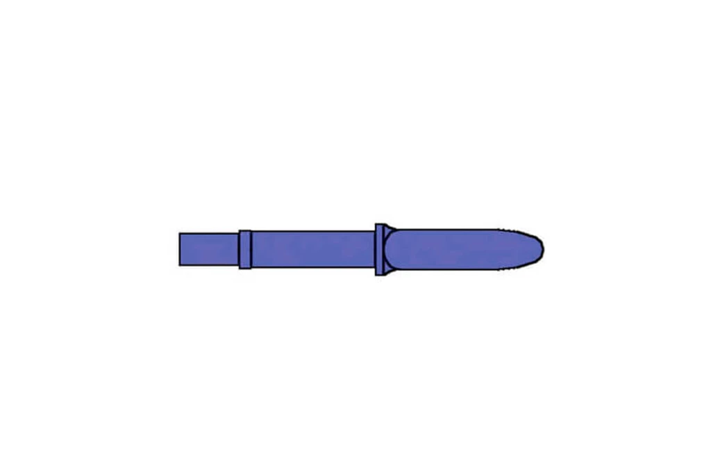 Eva - Espátula azul en forma de cuchara, paquete de 100 piezas.