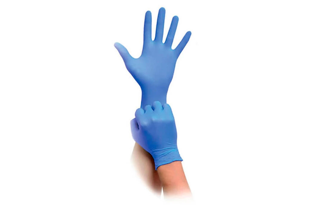 Guantes de examen de nitrilo, paquete de 10 x 100 pcs. - M - empaque con 10 x 100 pcs.