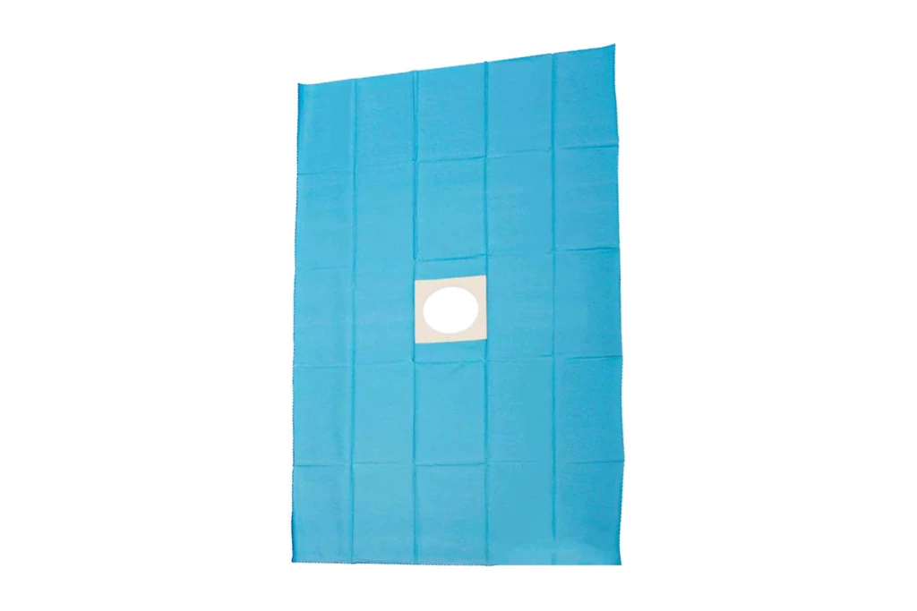 Steriles Tuch mit Loch - 75 x 90 cm, Packung mit 25 Stück