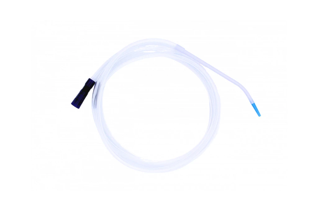 Sterile soft suction tube with suction needle, pack of 10 pcs.