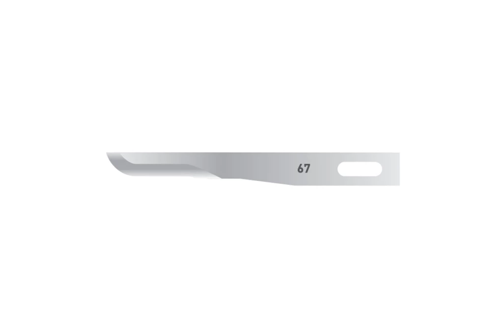 Micro scalpel blades no. 67, pack of 25 pcs.