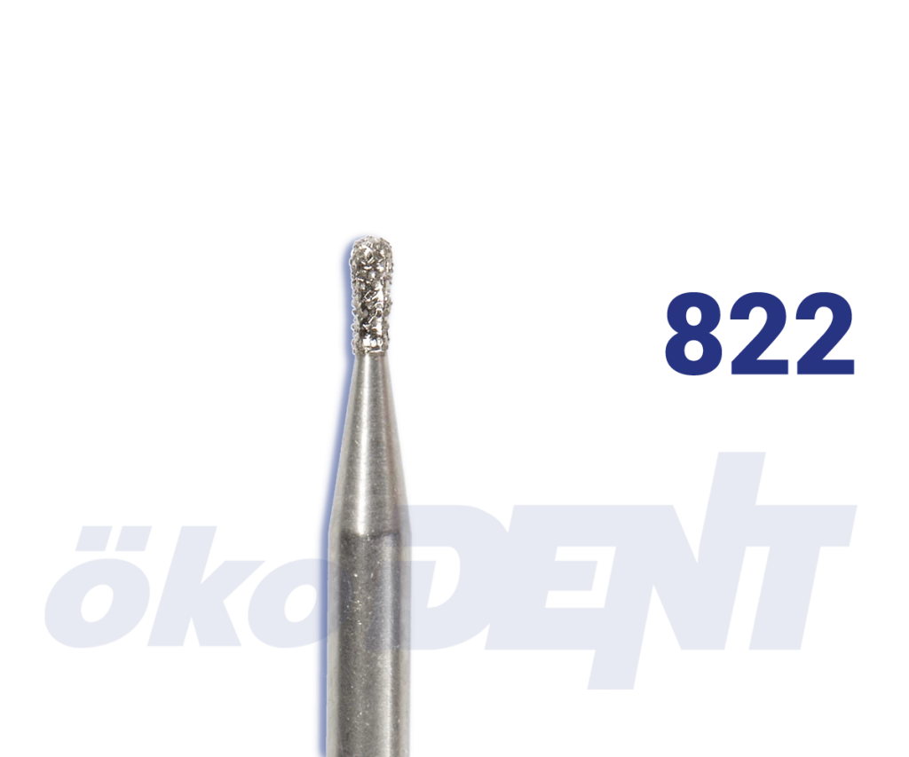 Std-Diamant Fine Burs - Pear, HP Shank, L=2mm, D=0.8mm, 5-Pack
