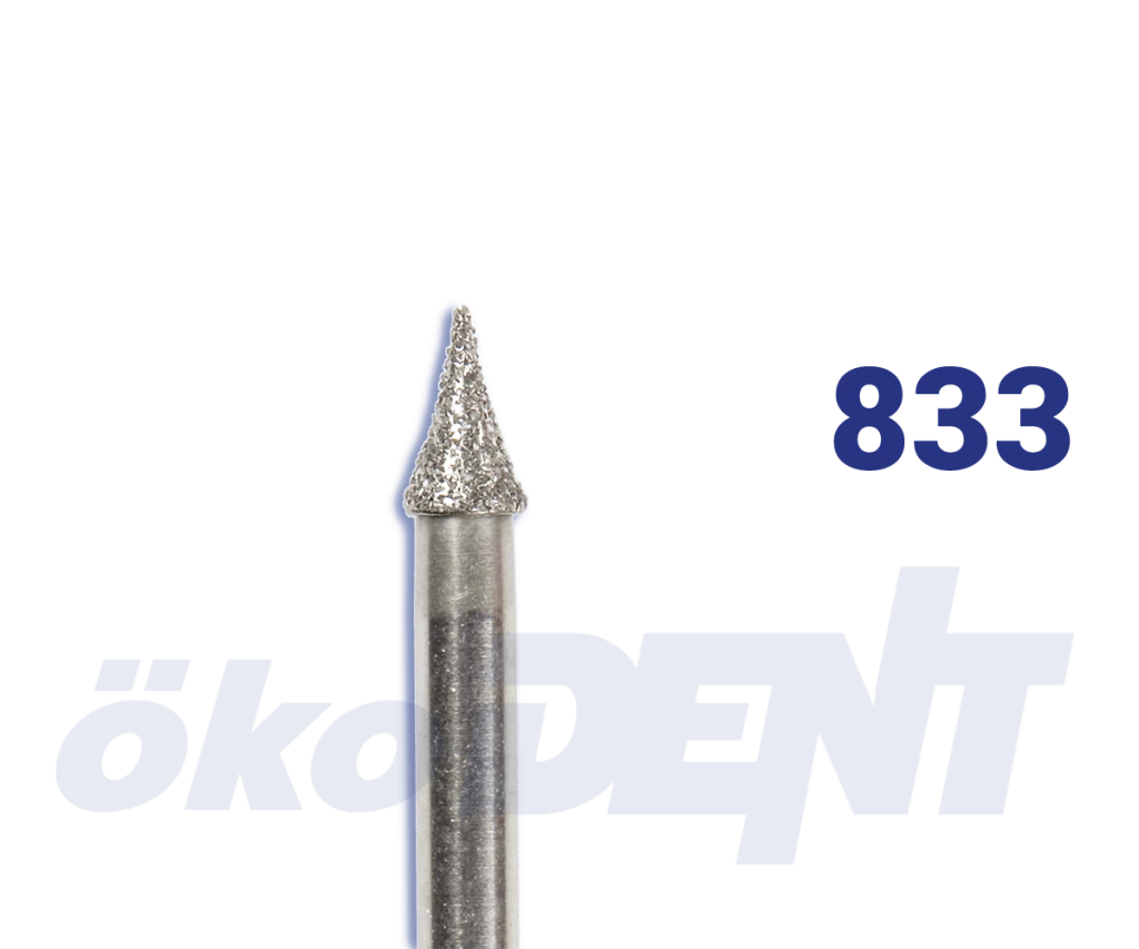 Std-Diamant Medium Burs - Interdental, HP Shank, L=3.5mm, D=2.1mm, 5-Pack