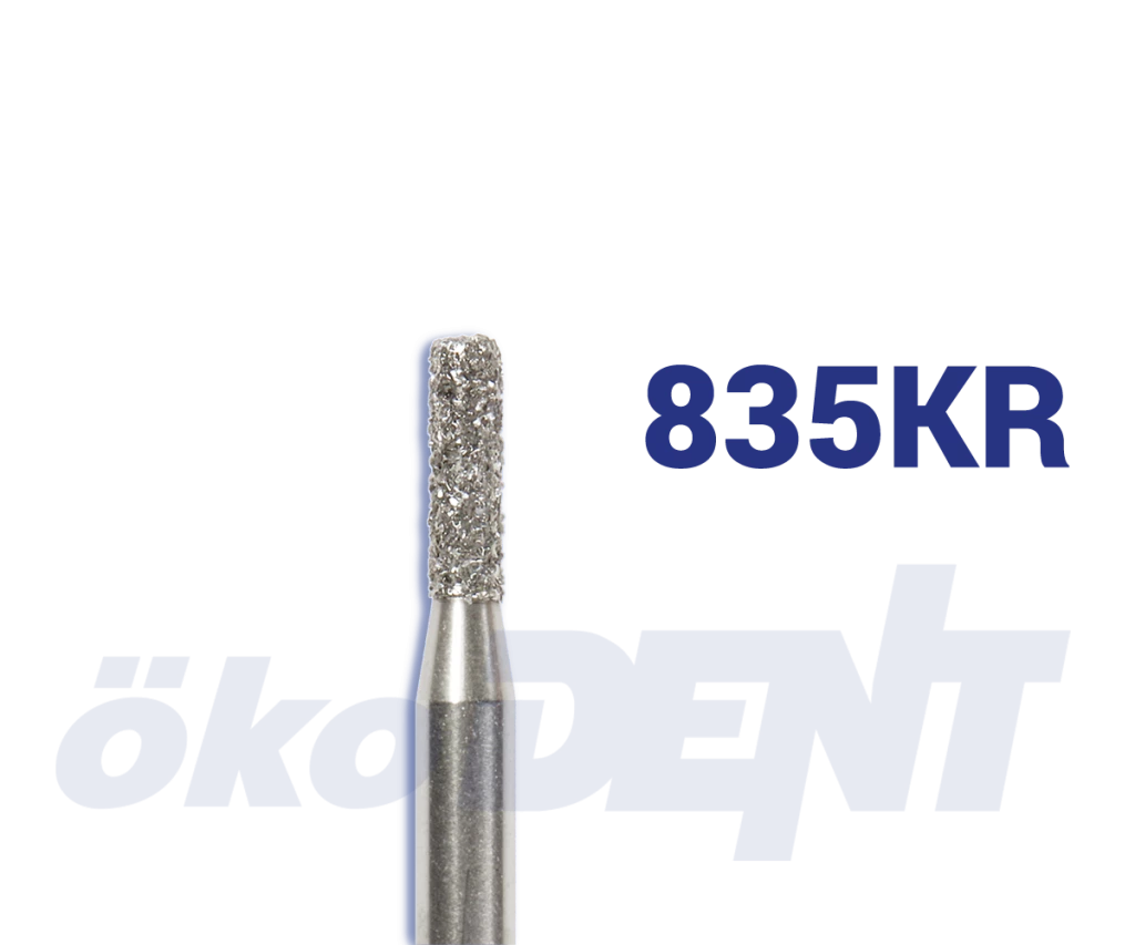 Std-Diamant Coarse Burs - Cylinder, HP Shank, L=4mm, D=1.4mm, 5-Pack