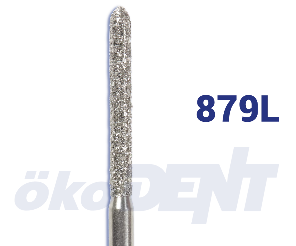 Std-Diamant Fine Burs - Torpedo, RA Shank, L=12.0mm, D=1.2mm, 10-Pack