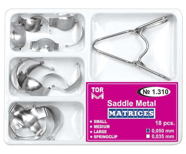 Mmagicc Matriz Dental Con Clip De Resorte Matrices De Metal Contorneadas Seccionales Kit Completo Para Herramientas De Dentista De Reemplazo De Dientes (36 Piezas