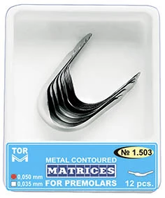 Металлические контурные матрицы для премоляров 1.503 (12 шт.)