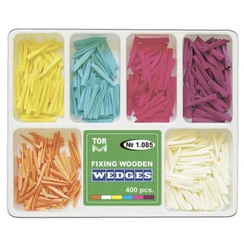Cuñas de madera de 6 tipos 1.085 (400 pcs.)