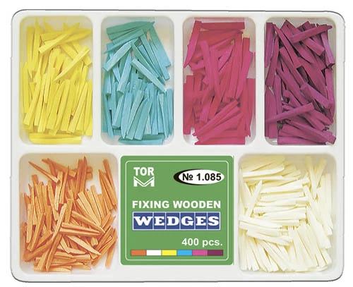 Cuñas de madera de 6 tipos 1.085 (400 pcs.)