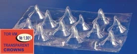Transparent crowns for coronal part of incisors 1.901 (12 pcs.)