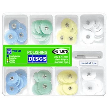 Discos de pulido. Kit Universal 1.075 (80 piezas).