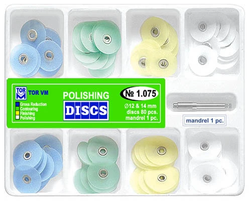 Discos de pulido. Kit Universal 1.075 (80 piezas).