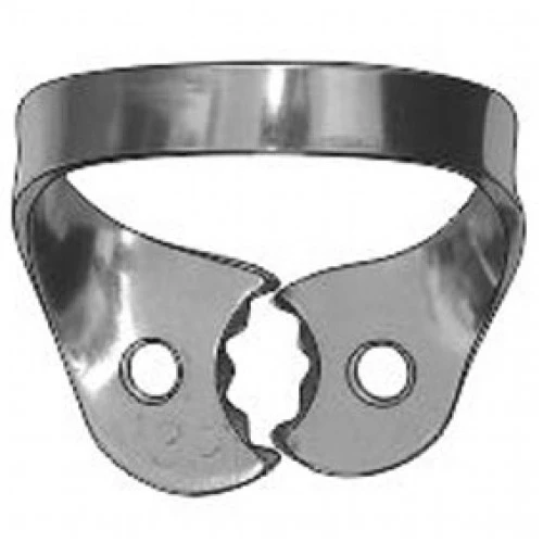 Clamp №139. Right-sided clamp for third molars with stiff spring and serrated beaks 1pc.