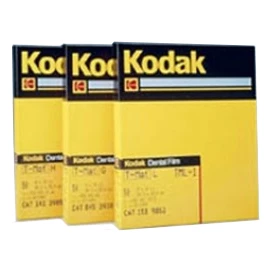Filme Radiográfico Cephalométrico e TMJ T-Mat H 8" x 10", Caixa com 50 unidades.