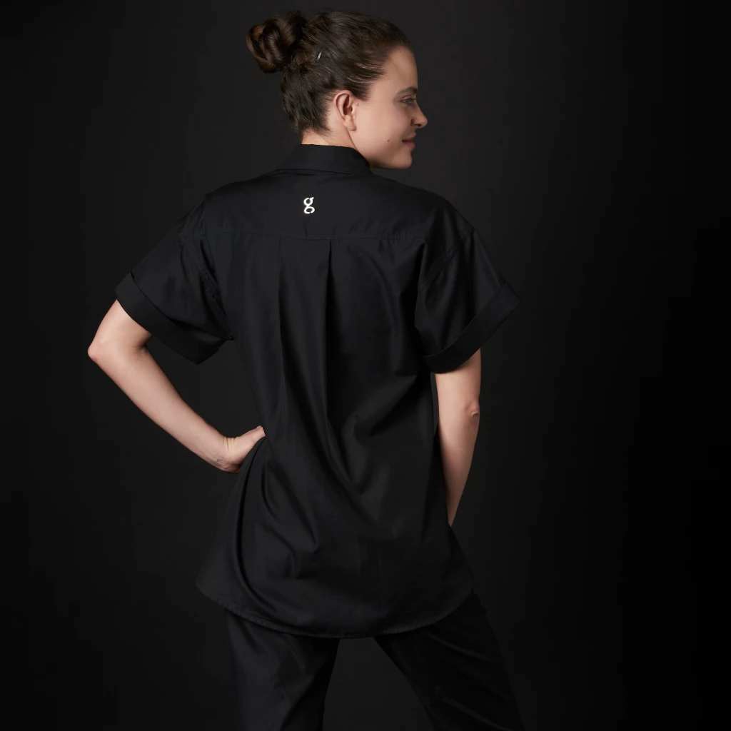 Скраб-топ Delaunay для женщин Tink (Цвет: черный/Размер: XS)