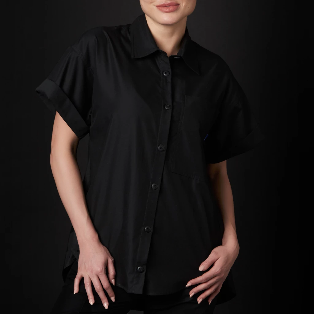 Скраб-топ Delaunay для женщин Tink (Цвет: черный/Размер: XS)