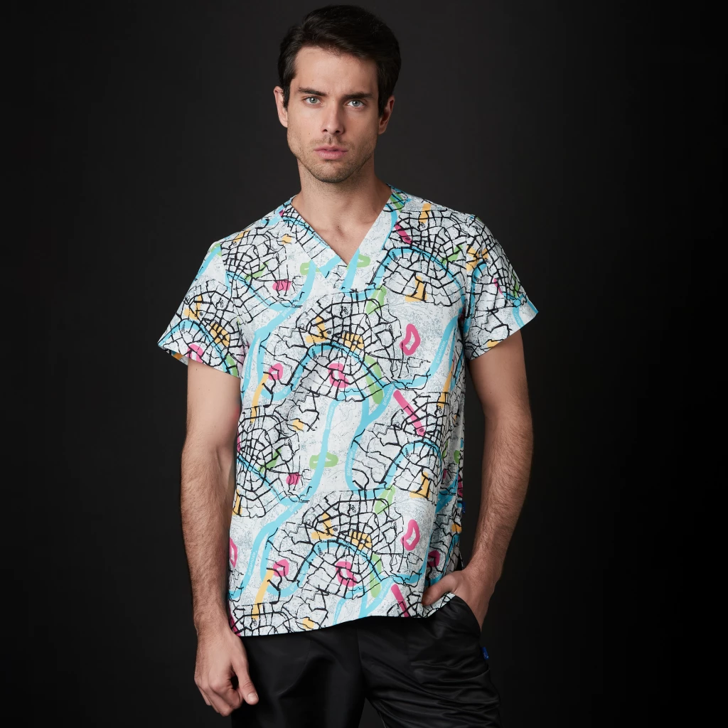 Camisa de trabajo Lumiere para hombres Win Sena (Color: Blanco/Tamaño: XXL)