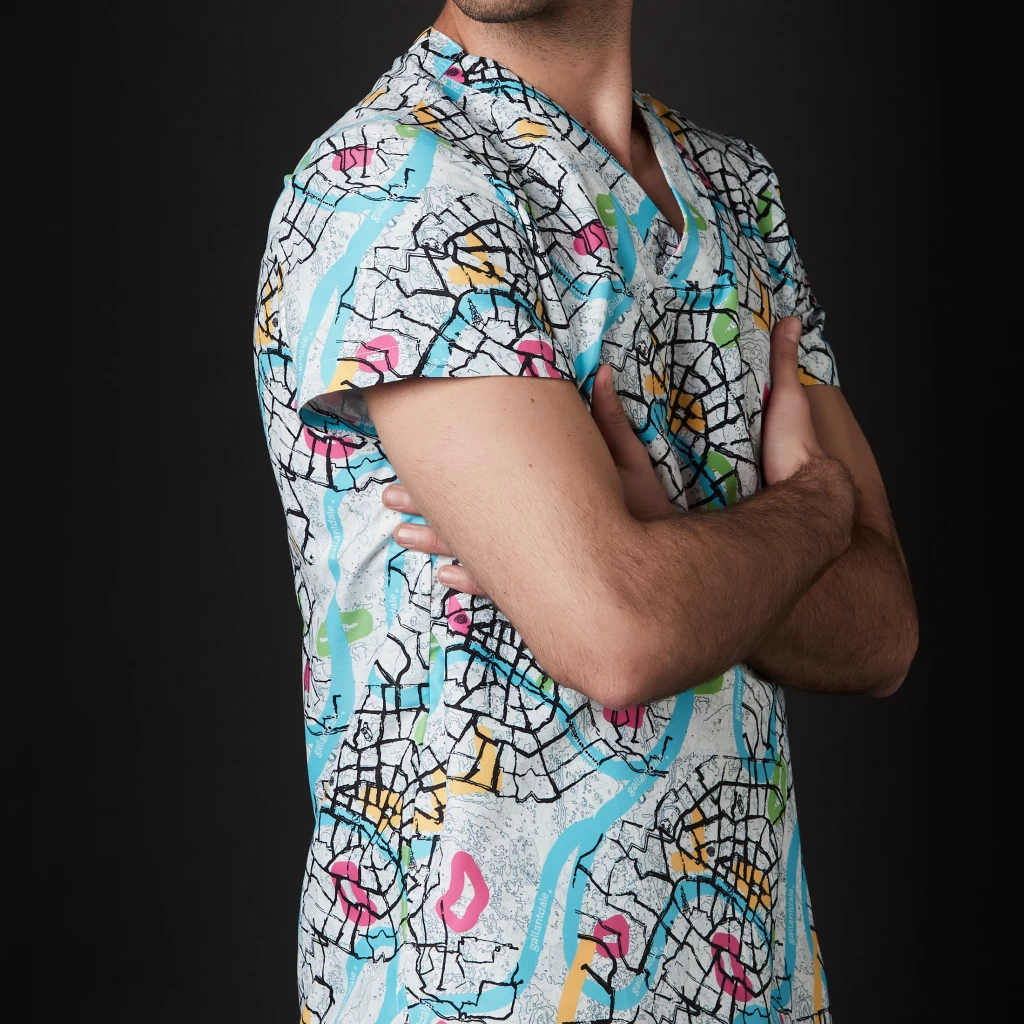 Camisa de trabajo Lumiere para hombres Win Sena (Color: Blanco/Tamaño: XXL)