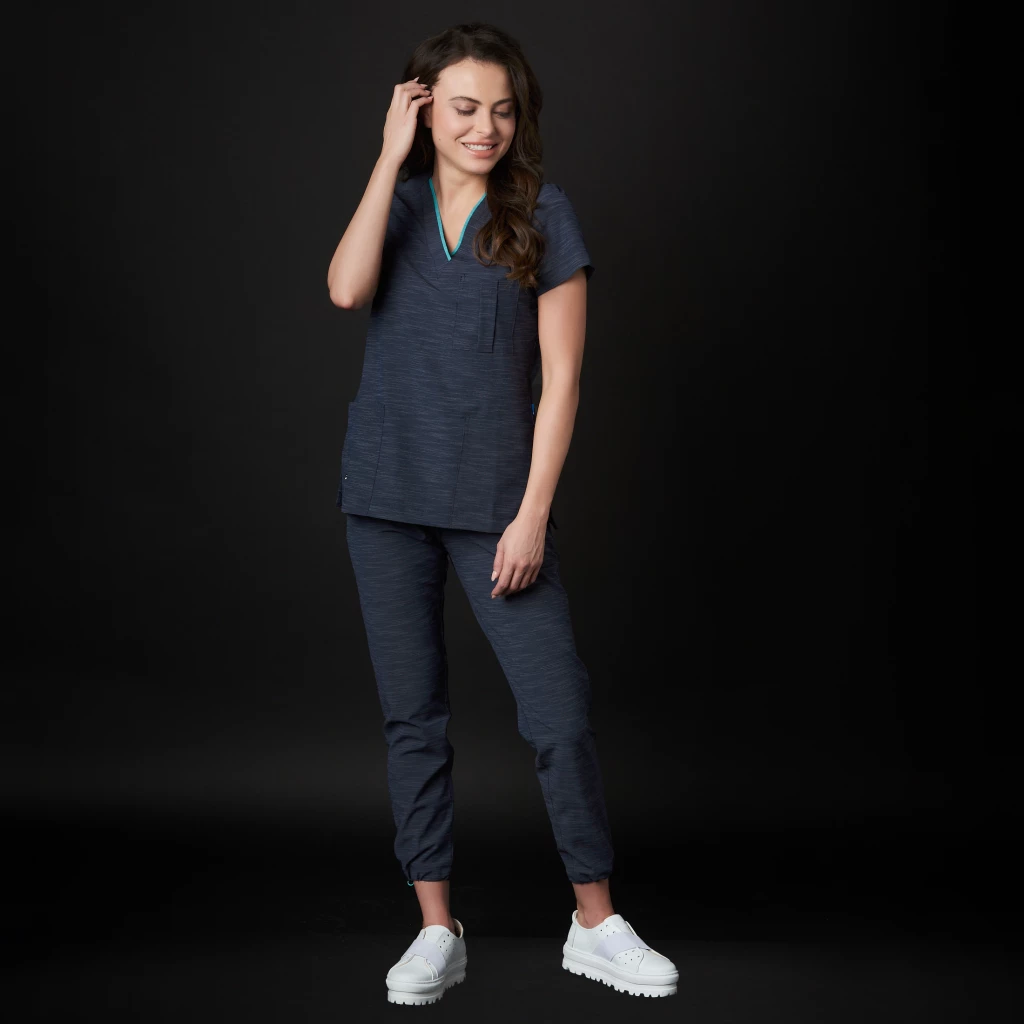 Conjunto de Scrubs Baltic para Mujeres Montpellier (Color: Azul Marino/Tamaño: XS)
