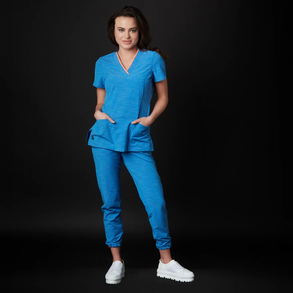 Conjunto de Scrubs Baltic Mulheres Montpellier (Cor: Azul Marinho/Tamanho: XXL)