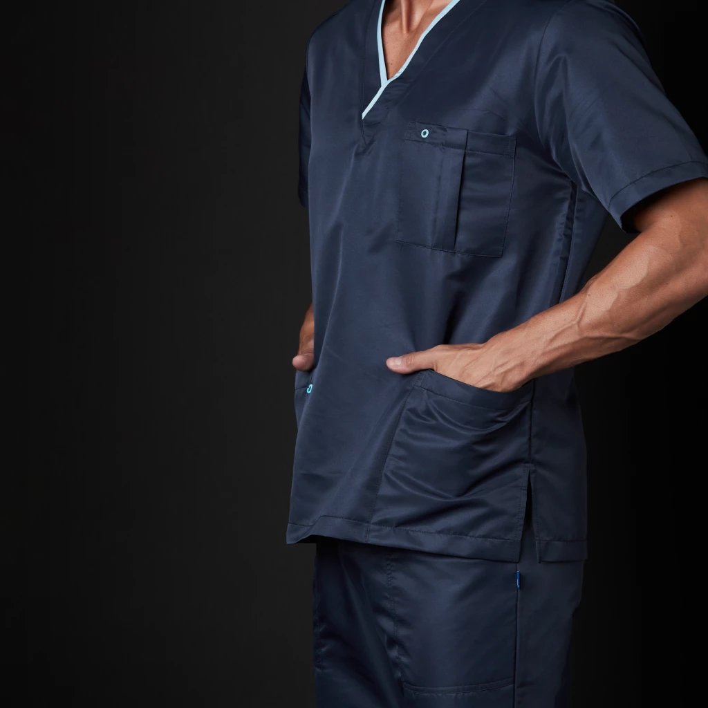 Scrub-Set Dr. House Herren Win Antibakteriell (Farbe: Marineblau/Größe: XL)