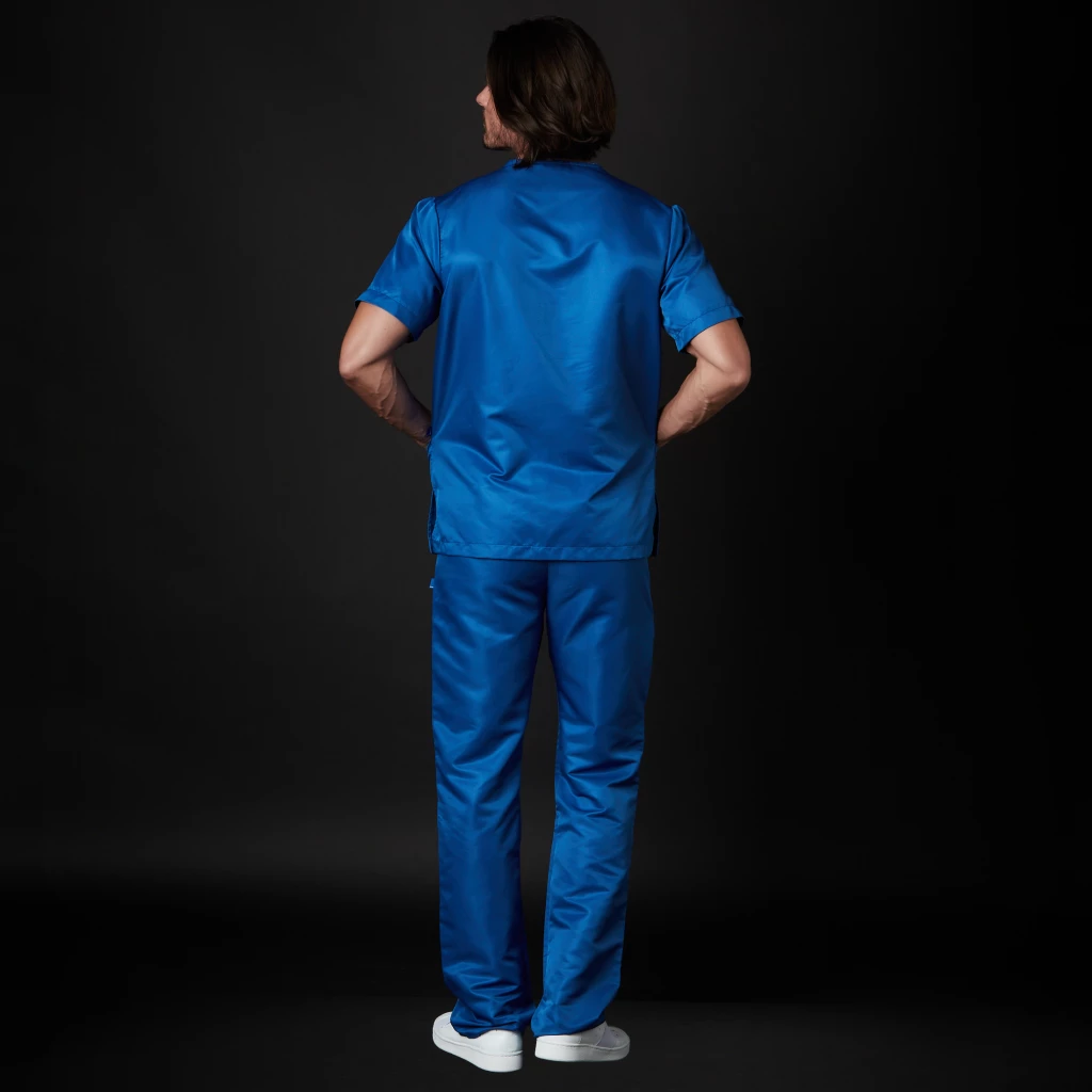 Conjunto de Scrubs Dr. House para Hombre Antibacteriano (Color: Azul Claro/Tamaño: L)
