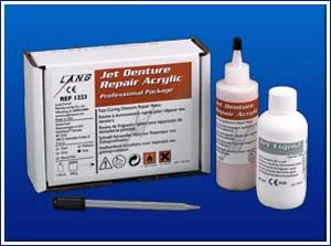 Reparación de Dentaduras Jet, Acrílico - Rosa Fibroso, Secado Rápido.
