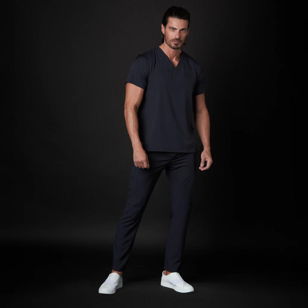 Conjunto de Scrubs Rockwell para Hombre Verano (Color: Amarillo Neón/Tamaño: XXL)