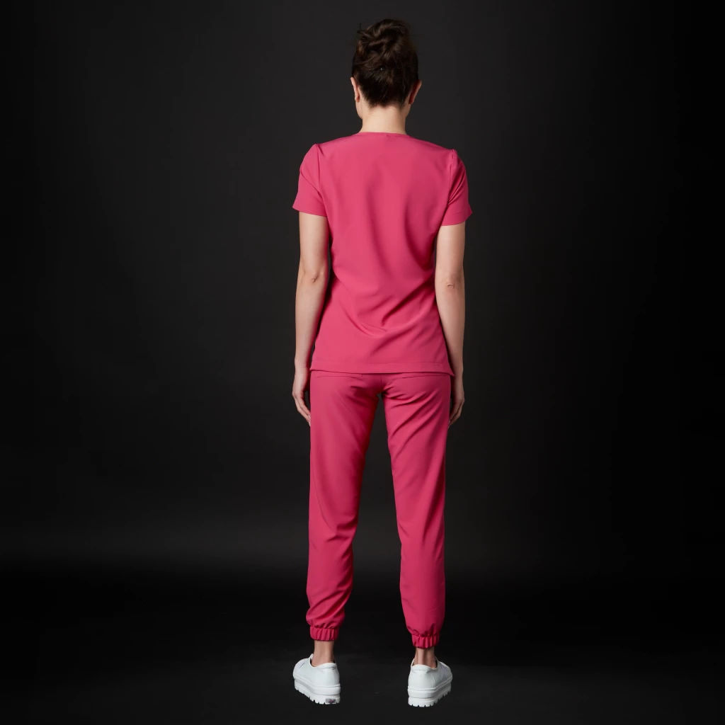 Scrub-Set Urs Frauen Diamant (Farbe: Fuchsia/Größe: L)