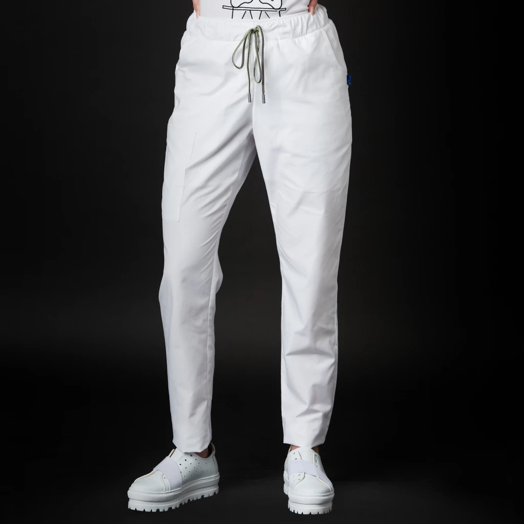Pantalón de trabajo Dedie para mujer Tink (Color: Blanco/Tamaño: L)