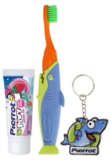 Set da viaggio per bambini Pierrot Sharky Dental Kit