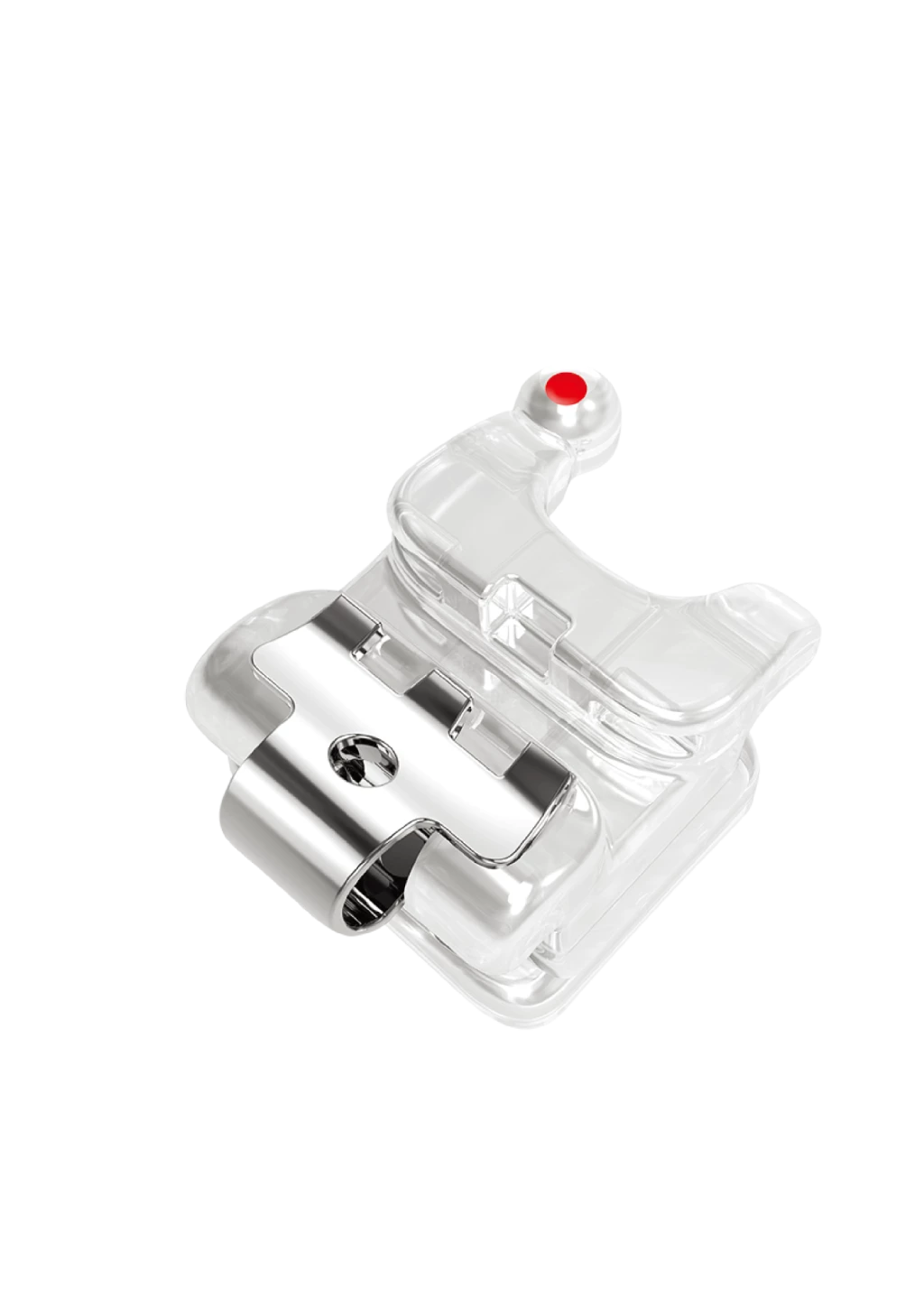 Apparecchio ortodontico autolegante in ceramica Glacier II MBT .022 (12)