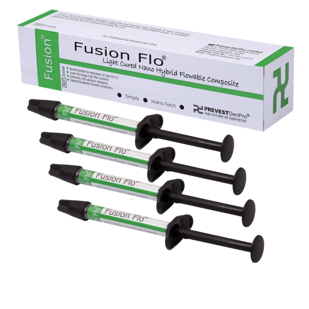 Fusion Flo® | Compuesto nano-híbrido fluido | 4 x 2g jeringas