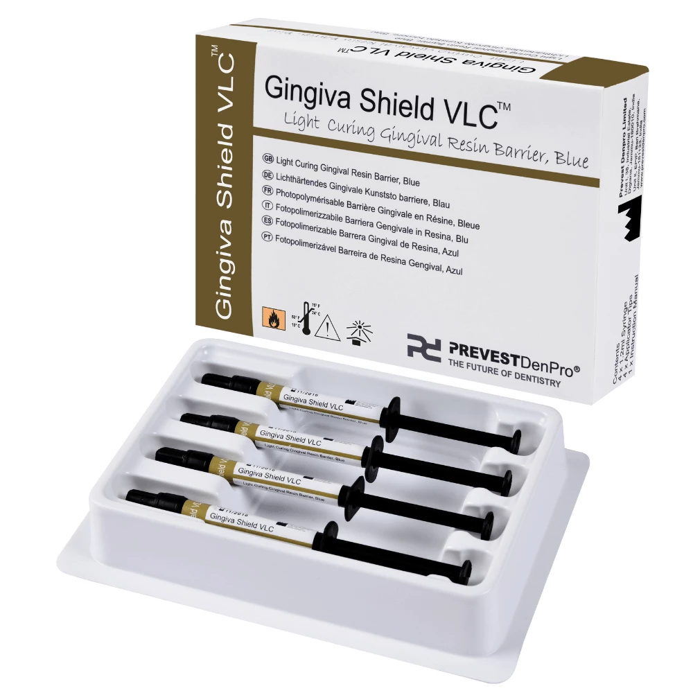 Gingiva Shield VLC | 4 x 1.2 ml syringes and 4 x applicator tips