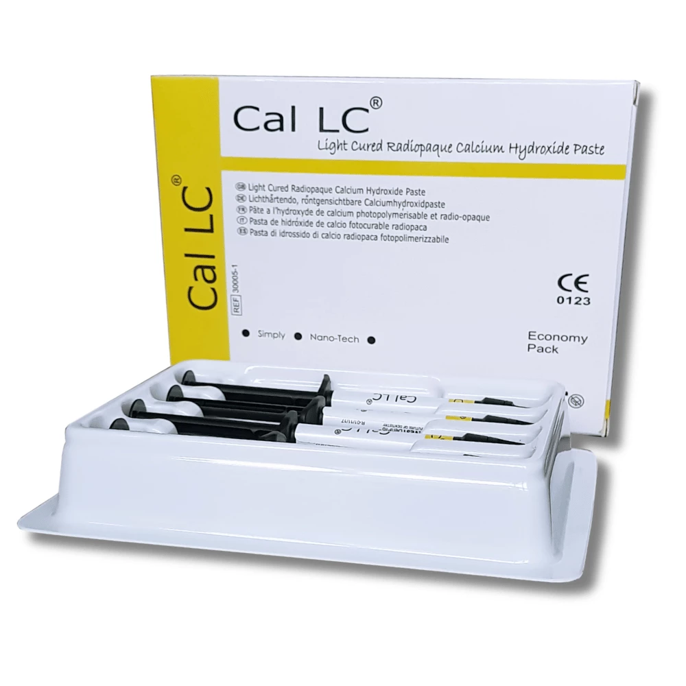 Calciumhydroxid Paste CAL LC | lichthärtend & röntgenopak | 4 x 2g 